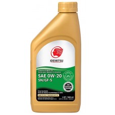 IDEMITSU 0W20 1L Масло моторное синтетическое "Gasoline Fully- Synthetic 0W-20", API SN, ILSAC GF-5